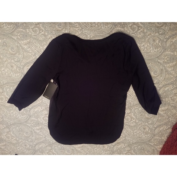 NEW!  Calvin Klein Long Sleeved Top Large NWT - Picture 2 of 5